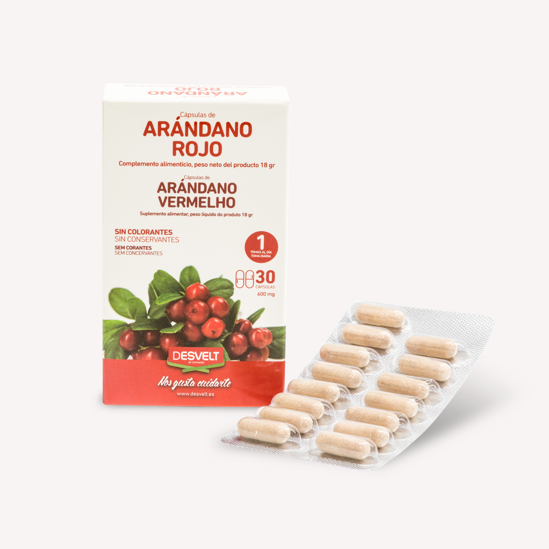 Arandano Rojo 30 Capsulas 600mg Desvelt