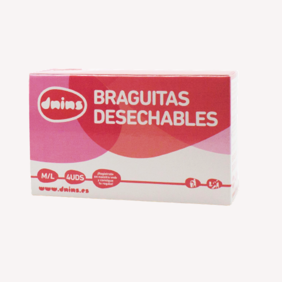 Braguitas Desechables Papel Dnins Talla S/M
