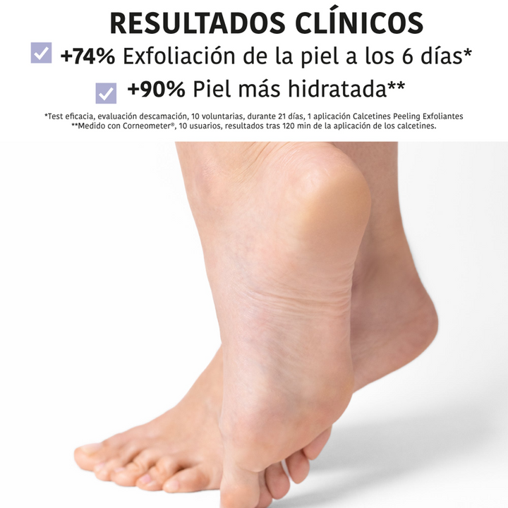 Calcetines Exfoliantes y Peeling con Ácido Glicólico
