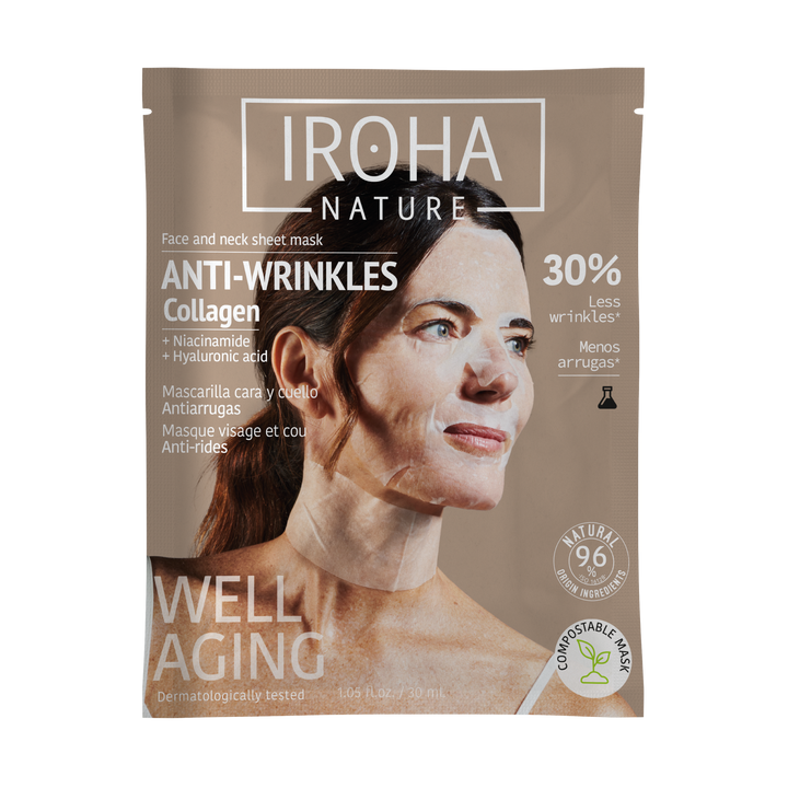 Mascarilla Facial Antiarrugas con Colágeno