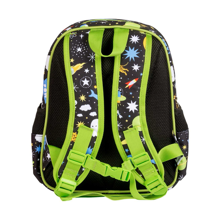 Mochila Grande Galaxy Lovely Niños A Little Lovely Company Negro Verde