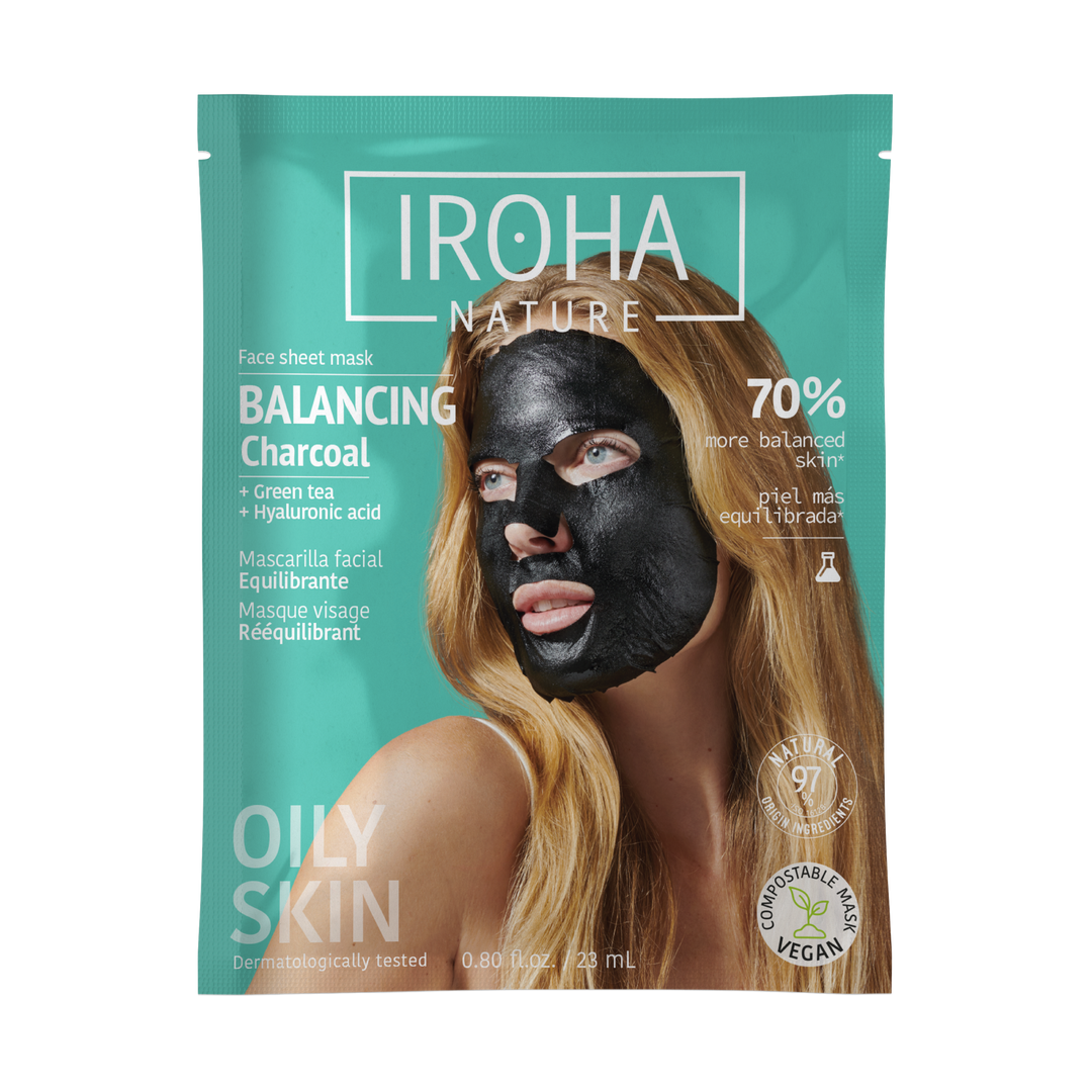 Mascarilla Facial Equilibrante con Carbón