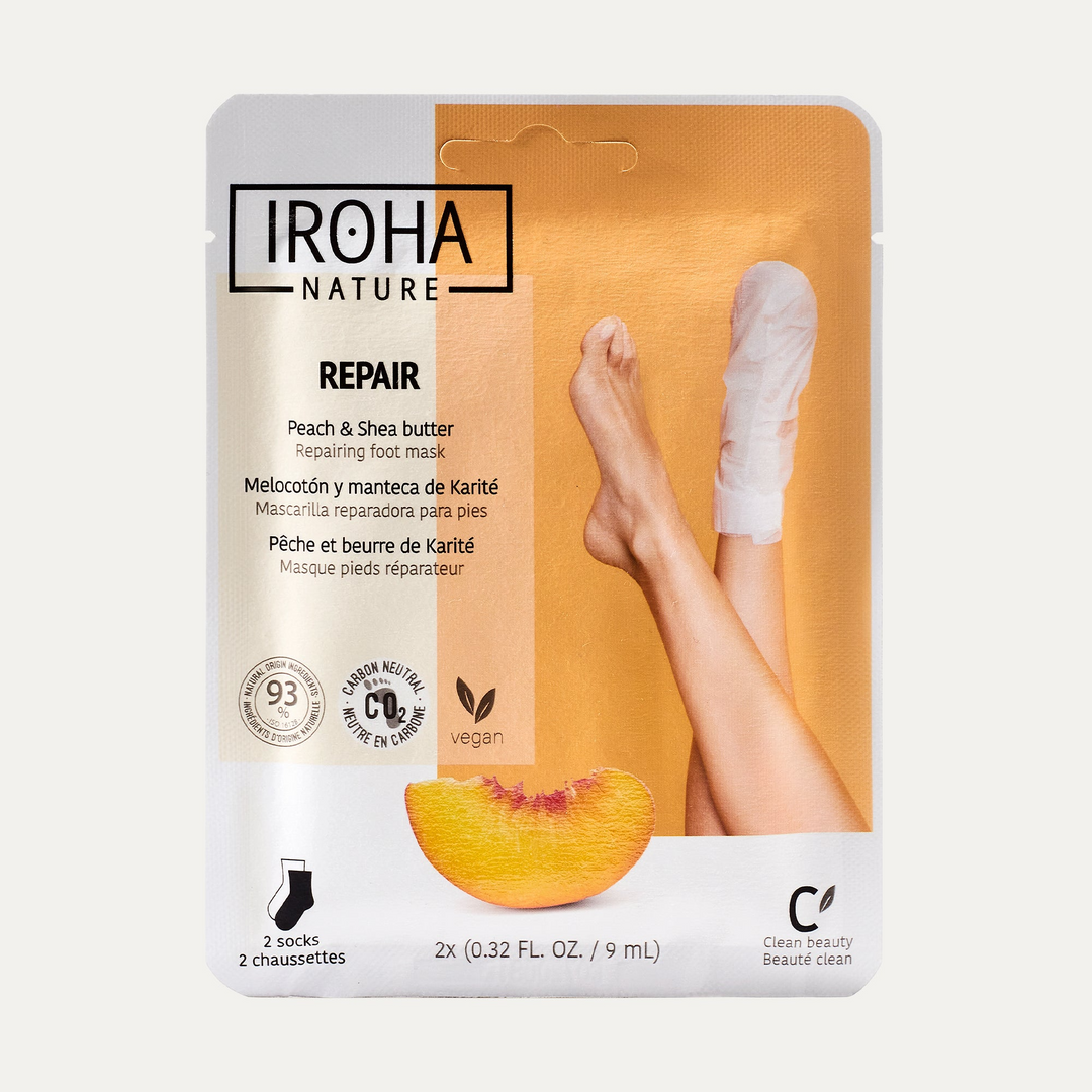 Calcetines Mascarilla Reparadores con Melocotón