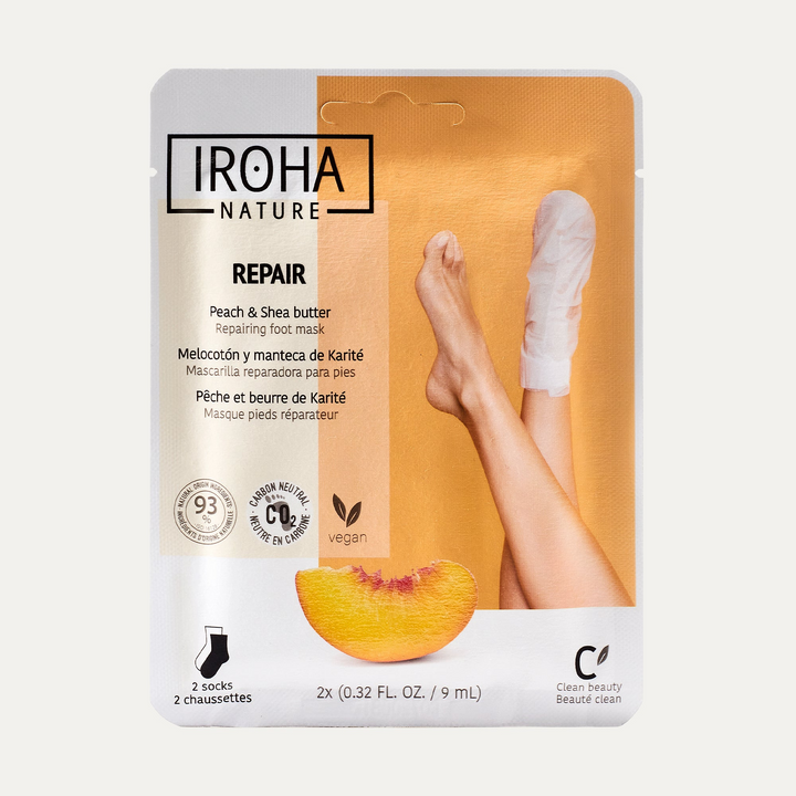 Calcetines Mascarilla Reparadores con Melocotón