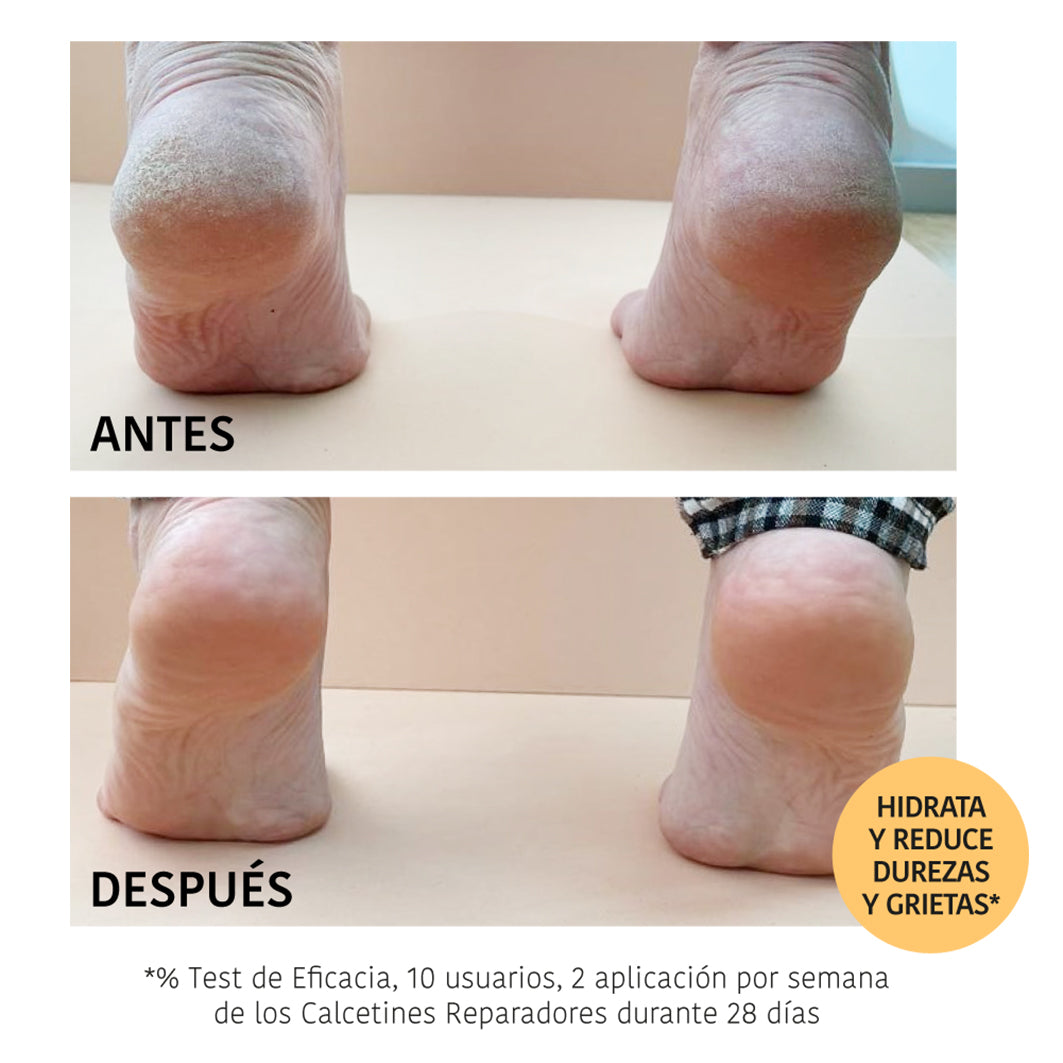 Calcetines Mascarilla Reparadores con Melocotón