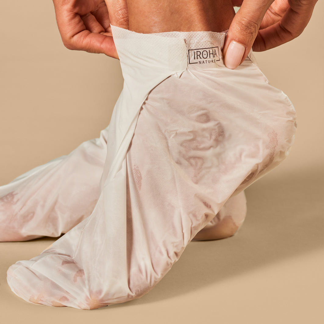 Calcetines Mascarilla Reparadores con Melocotón