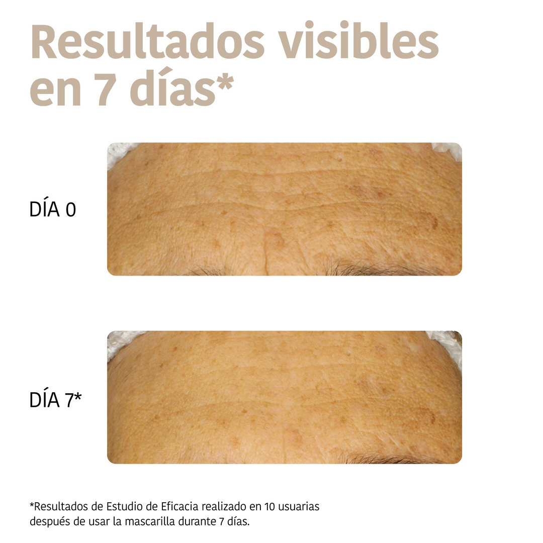 Mascarilla Facial Antiarrugas con Colágeno