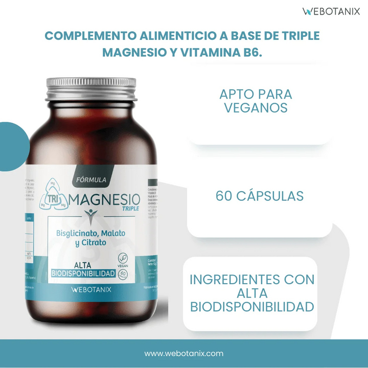 Triple Magnesio – 60 cápsulas