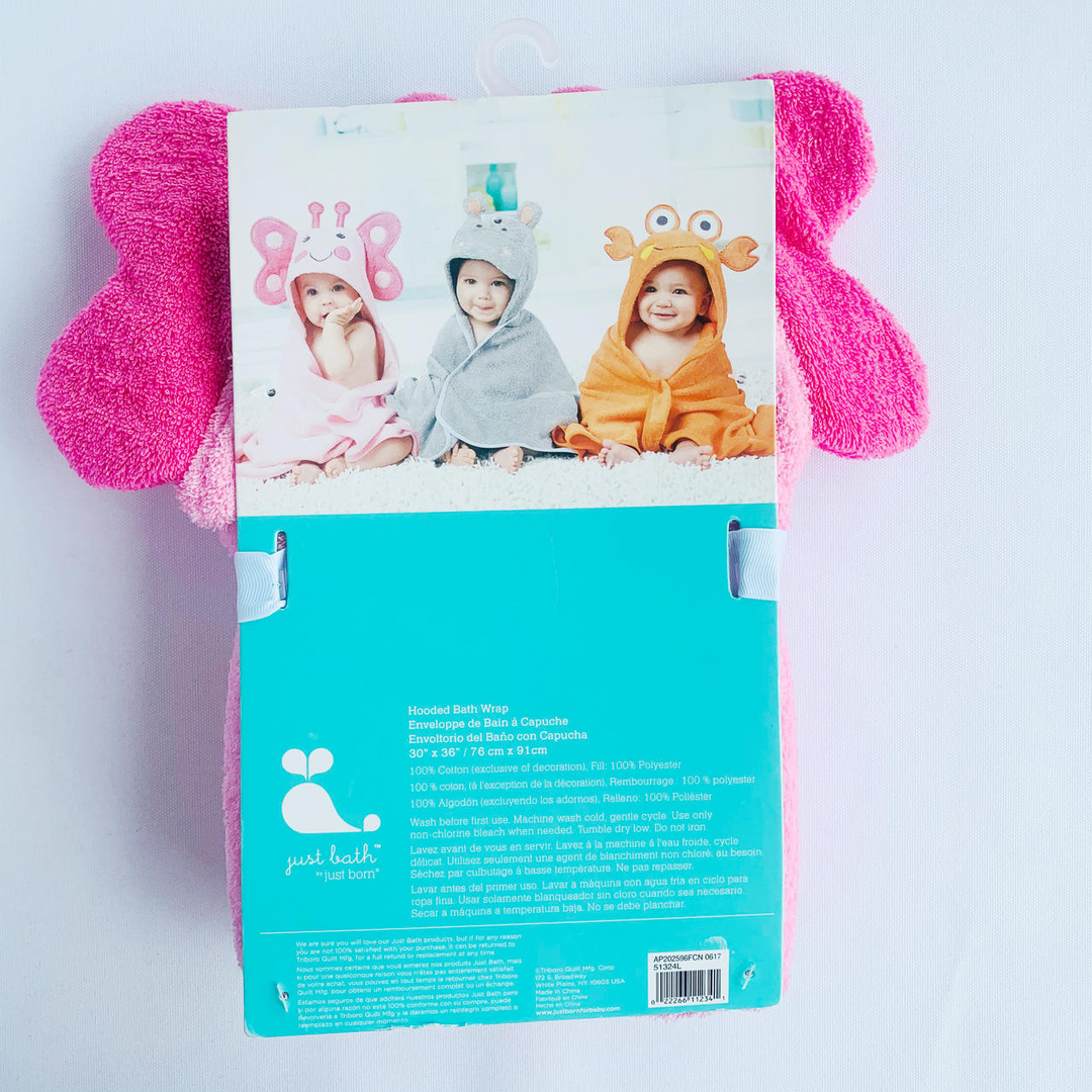 Bata para Bebés - Elefante Rosa