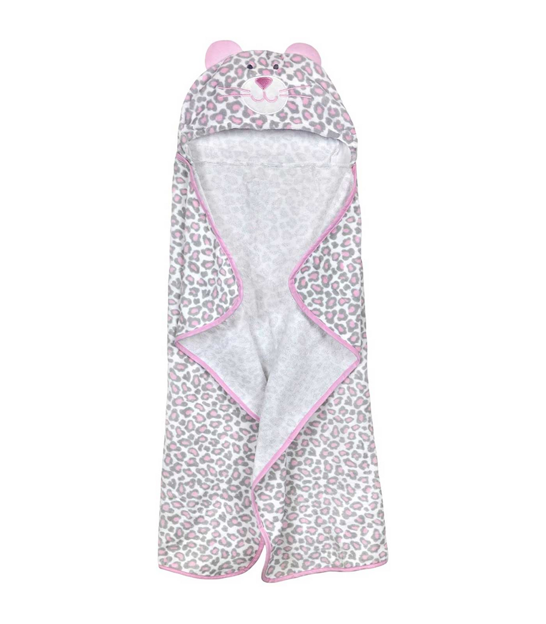 Bata para Bebés - Gatito Gris y Rosa
