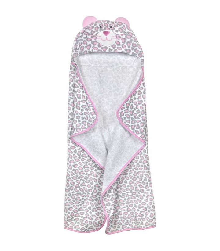 Bata para Bebés - Gatito Gris y Rosa