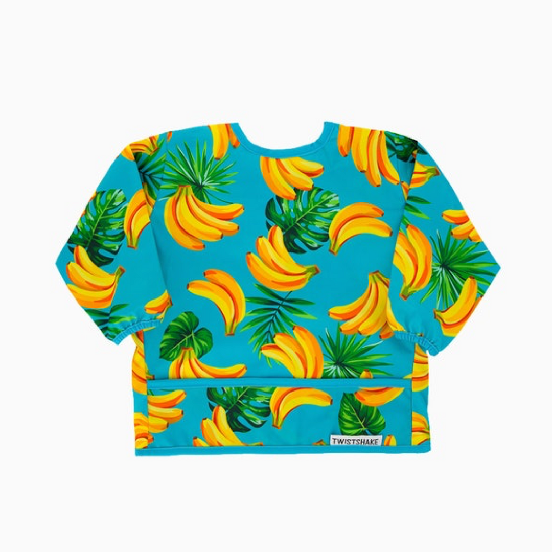 Babero Manga Larga Platanos Twistshake