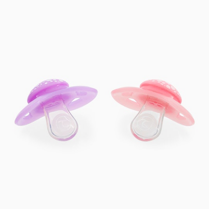 Pack 2 Chupetes Pastel Rosa Morado 6+M Twistshake
