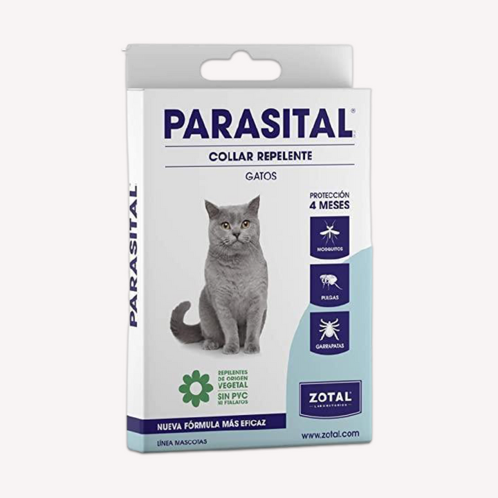 Collar Antiparasitario Gatos Parasital De Zotal