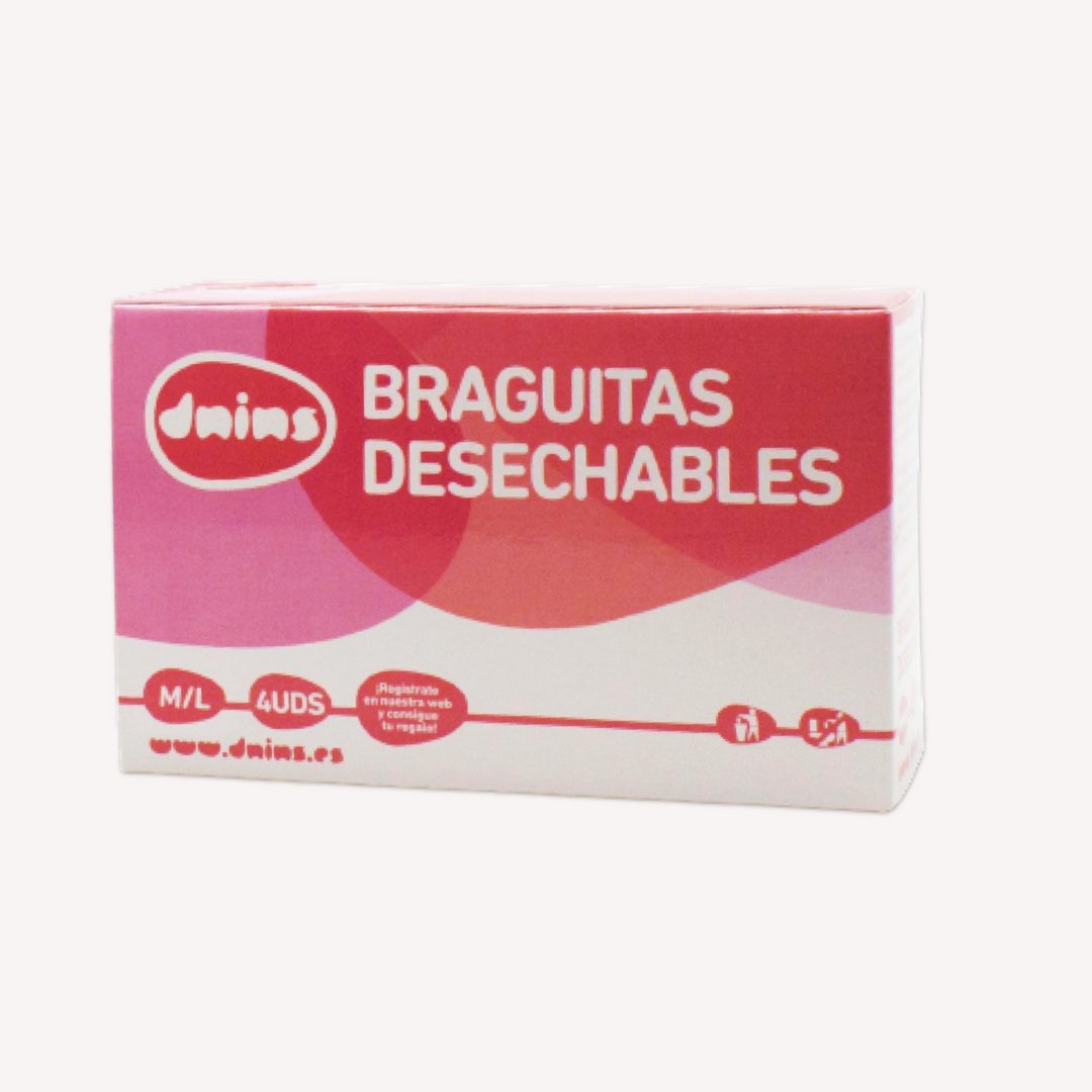 Braguitas Desechables Papel Dnins Talla M/L