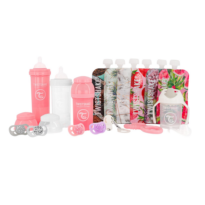 Pack Twistshake Botellas Rosa