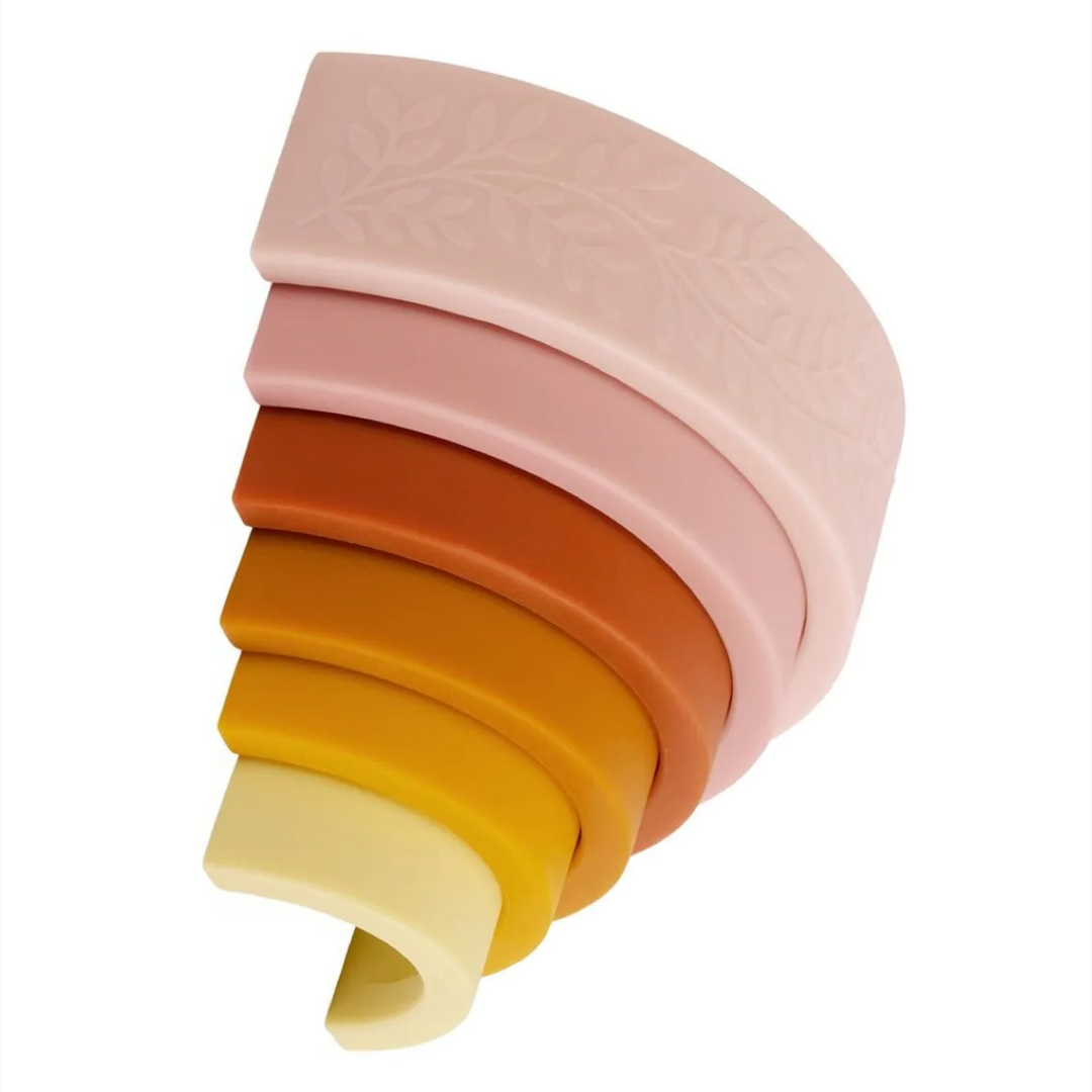 Arcoiris Colores Solares Juguete Para Apilar Little Lovely