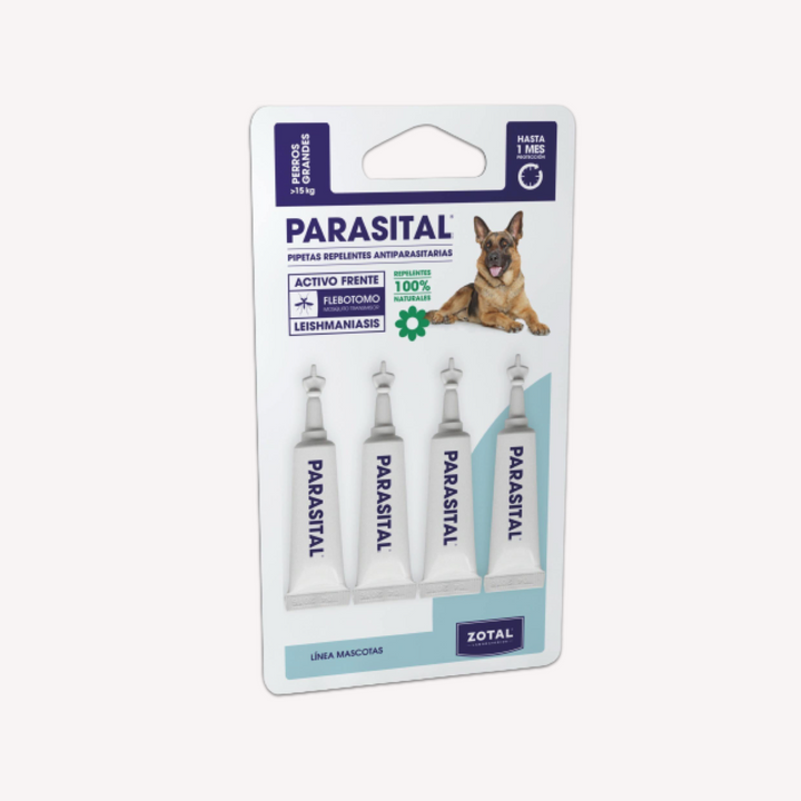 Pipeta Antiparasitario Perros Grandes Parasital De Zotal