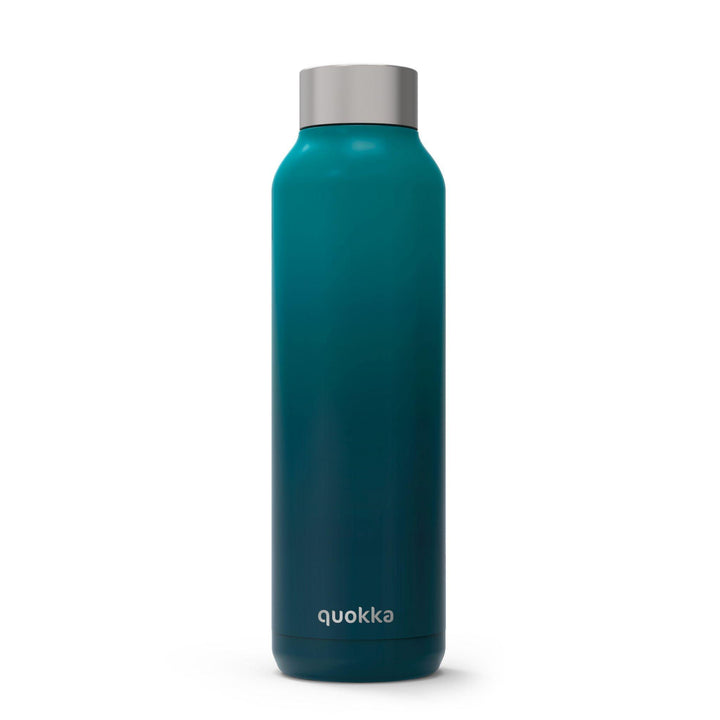 QUOKKA BOTELLA ACERO INOXIDABLE DEGRADADO VERDE 630 ML - Farmashopping