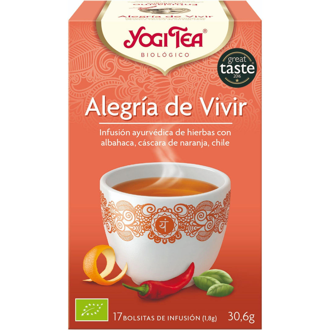 YOGI TEA RECONFORTANTE (ALEGRIA DE VIR) - Farmashopping
